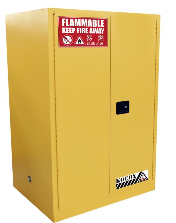 Koudx flamable cabinet yellow